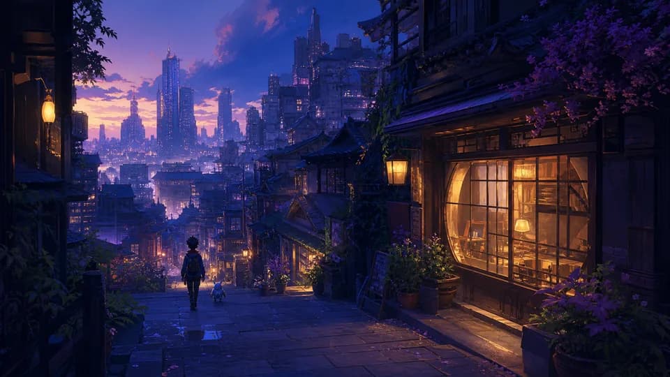 City short-film keyframe